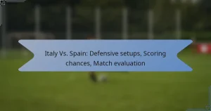 Italy Vs. Spain: Defensive setups, Scoring chances, Match evaluation